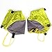 AKEfit Outdoor Waterproof Snow Leg Gaiters Hiking Walking Climbing Hunting Leggings Cover Leg Gaiters for Men and Women (lemon green)