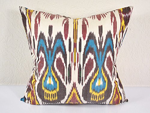 Ikat Pillow Hand Woven Ikat Pillow Cover Ikat Throw Pillows
