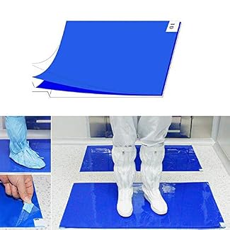 24×36″Cleanroom Usage Dust Remover Adhesive Regular Sticky Tacky Mats (10 Pads of 30 Sheets)