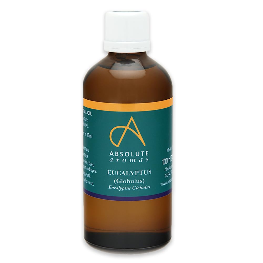 Absolute Aromas | Eucalyptus Essential Oil - 100% Pure, Natural, Undiluted and Cruelty-Free - for use in a Diffuser and Aromatherapy Blends, 100ml