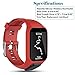 Feskio Accessory Replacement Soft Silicone Gel Watch Band Wristband Strap Sport Bracelet for Tomtom Runner 2 / Runner 3 / Spark 3 / Adventurer/Golfer 2 Sports GPS Running Smartwatch (One Size)