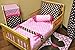 Bacati Butterflies/Ladybug Pink/Chocolate 4 Piece Girls Toddler Bedding Set, 100 Percent Cotton Includes Reversible Comforter, Fitted Sheet, Top Sheet and Pillow Case for US Standard Toddler Bed