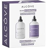 Alcôve - Hydrating Shampoo & Conditioner Duo - All Hair Types - Sulfate-Free - Moisturizing & Nourishing - With Evening Primrose Oil - Mango Extract - Argan Oil - Anti-Frizz - Color-Safe - 10oz