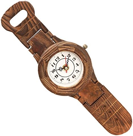 HR EXIM Wooden Watch Showpiece