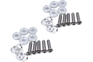 GENERIC YDDVEHI 2X Brake Rotor Bolts Hardwares for Harley Electra Glide Road King Street Glide Road Glide 2009-2023 Enforcer Impeller Wheel Rotor Bolts Washers Hardwares