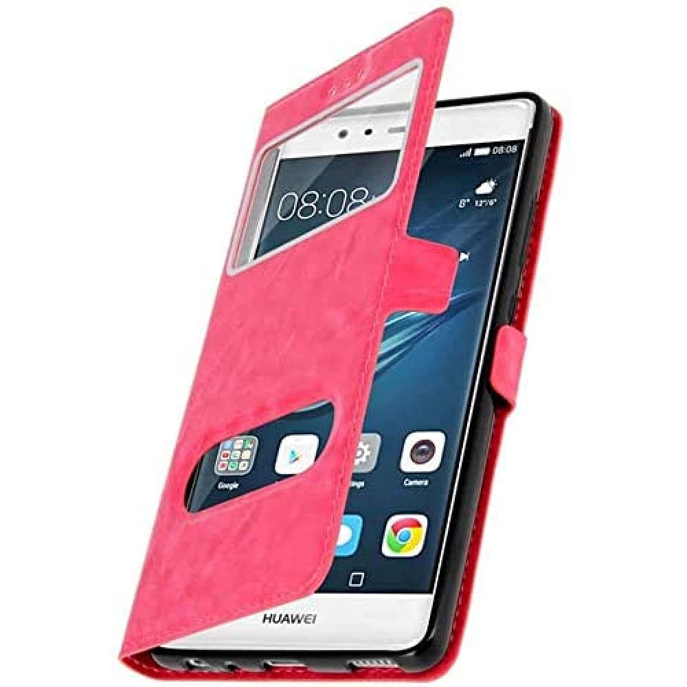 iPOMCASE Coque Décrochage Appel pour 5.2" Huawei P9, Rose