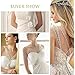 QueenDream Elegant Wedding Silver Rhinestone Applique with Pearls 2yards