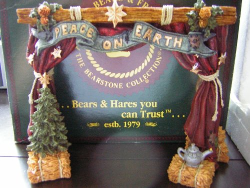 Boyds Bears & Friends Nativity Series #4 THE STAGE From The Bearstone Collection