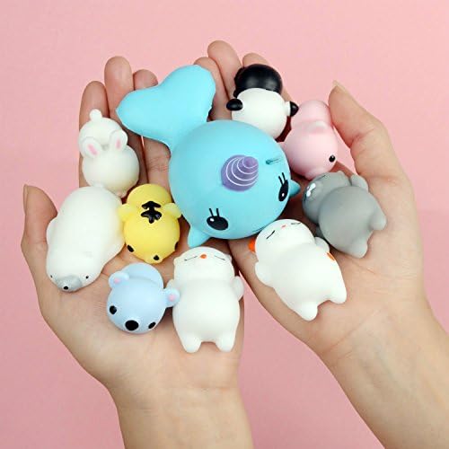 Mochi Squishy Toy, Togather 15 pcs Cute Mini Animal Slow Rising Cream Scented Decompression Toys for Children Adults