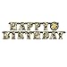 5ft Military Camo Happy Birthday Banner