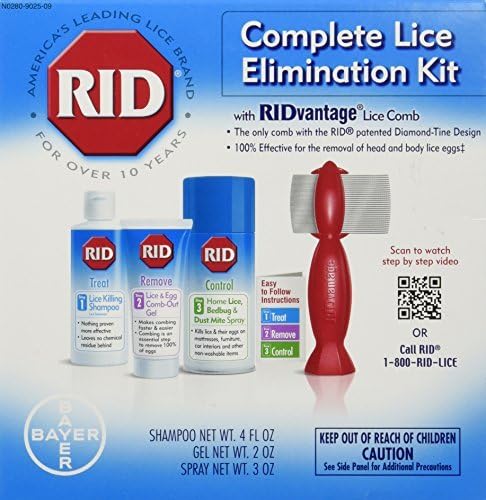 RID Complete Lice Elimination 3 Item Kit by Rid