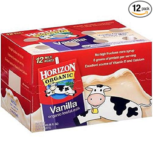 Horizon 1% Orgánico Vainilla Flavored Leche baja en grasas 8 ...