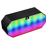 Bluetooth Speaker, DLAND Portable Color Changing LED Light Wireless HI--FI Surround Stereo Sound Bluetooth Speaker Speakerphone for Home and Outdoor Party / Beach / Picnic