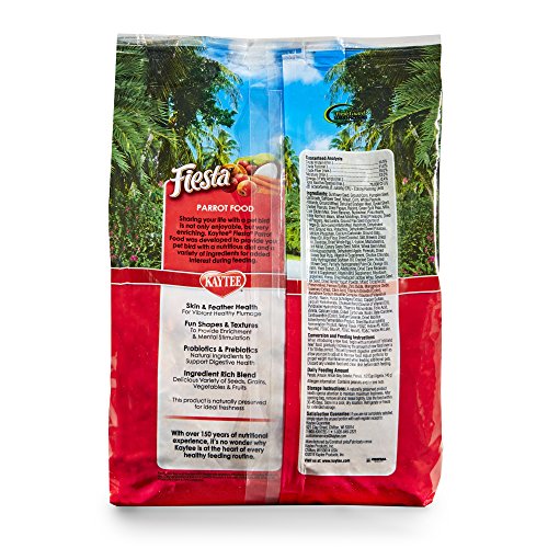 Kaytee Fiesta Food for Parrots, 2-1/2-Pound Bag