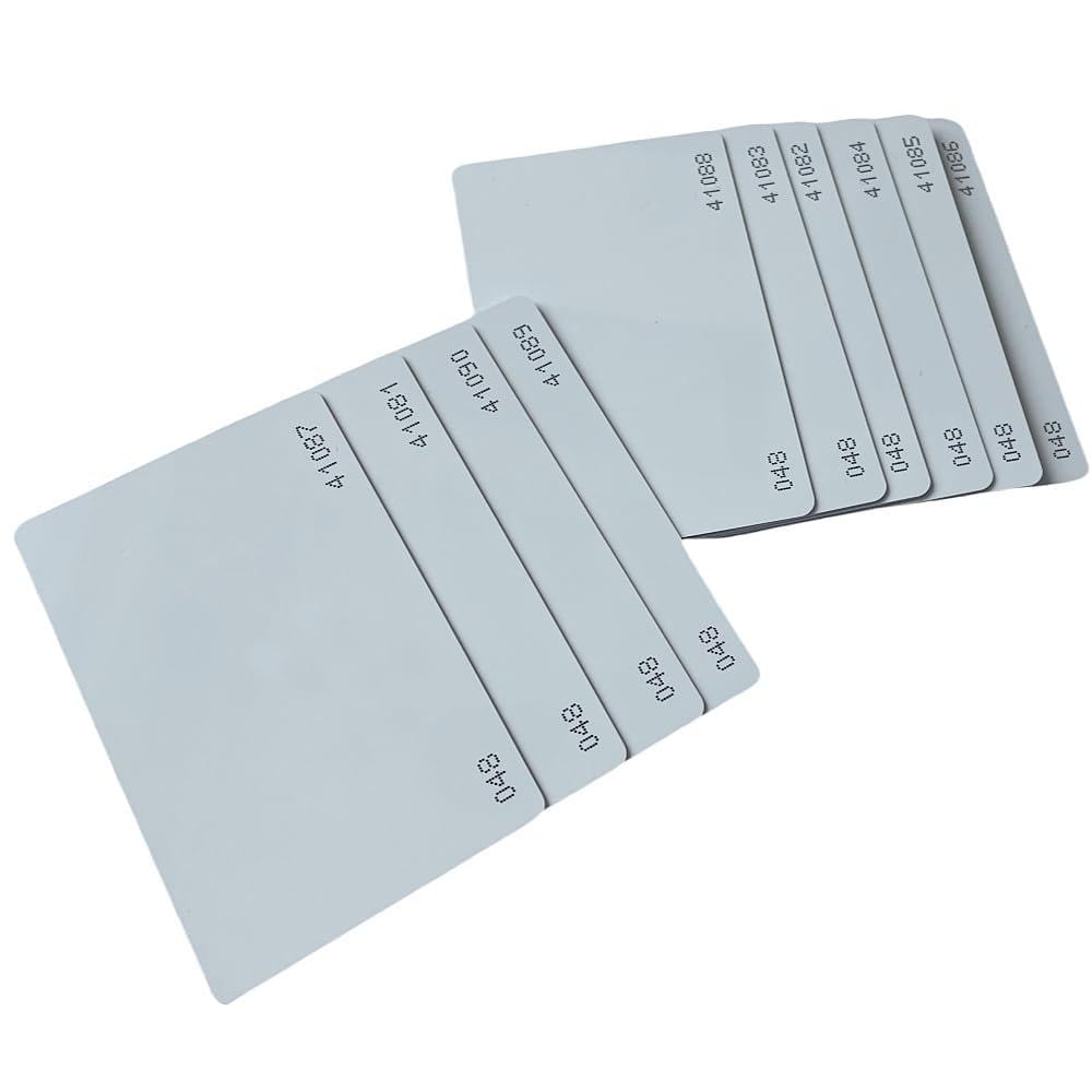 26 Bit Proximity CR80 Cards Weigand Prox Blank Printable Swipe Cards Compatable with ISOProx 1386 1326 H10301 Format Readers. Works with The vast Majority of Access Control Systems (10)