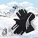 Waterproof Winter Gloves for Men and Women, Windproof Touchscreen Thermal Warm Gloves Mountain Made Outdoor Gloves for Running, Cycling