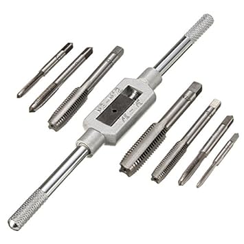 M3-M12 Tap Handle Reamer Wrench Set Die Metric Hss Thread Repair Tool