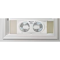 Amazon.com: Lasko Twin Window Fan, Compact, White : Home u0026 Kitchen