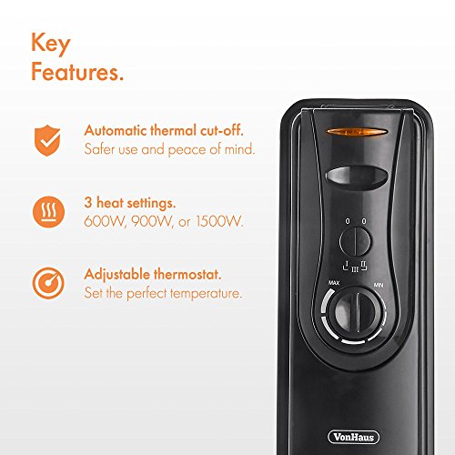 The Best Oil Filled Radiator | List of Top-Rated in UK (2022) jonsguide.org VonHaus Oil Filled Radiator – 1500W/1.5KW – 7 Fin – Freestanding –...