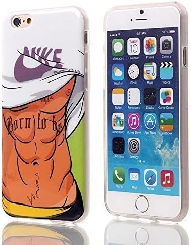 iPhone 6 Plus Case, Maxbomi - Muscle Six Pack Abs Sexy Sports Men Take off the Clothes Style Slim Fit Protective Skin Back r Protection Flexible TPU Cover Shell Tattoo Cases for iPhone 6 Plus (5.5 inch)