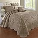 Brylanehome Amelia Bedspread (Taupe,King)