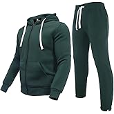 R RAMBLER 1985 Men's Track suit set Thick Fleece Hoodie Sweatsuit 2 pieces,casual winter warmer outfit