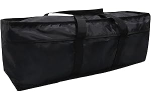 Yolaka Patio Cushion Storage XXL Bag 68 x 20 x 28 Inch with Waterproof Zipper for Outdoor Furniture Sofa Seat Cushion