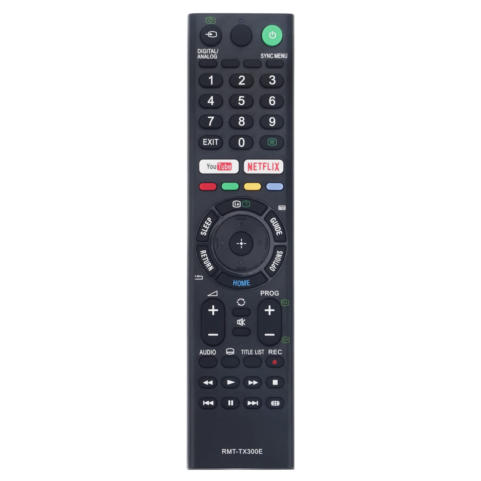RMT-TX300E Replacement Remote Control Fit for Sony TV KD-65XG7077 KD-65XG7073 KD-65XG7005 KD-65XG7004 KD-65XG7003 KD-65XG7002 KD-55XG7096 KD-55XG7093 KD-55XG7077 KD-55XG7073