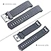 For Fitbit Charge 2 Bands(2 Pack), Maledan Replacement Accessory Wristbands for Fitbit Charge 2 HR, Gray Black Large