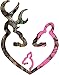 ( this can be made with any line of babies )Heart Camo Family Decal w/HOT Pink Mom and hot Pink Baby Girl