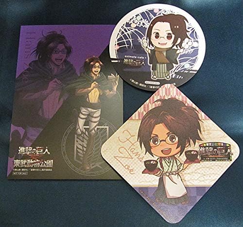 Amazon Co Jp 進撃の巨人ハンジ東武動物公園 ポストカードアニメイトカフェ スイパラ コースター ホビー 通販