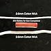 Firefly 5/16-Inch Diameter Aluminum Wick Holders with 3.6mm Cotton Wick for Oil Lamps and Candles - 10 Pack