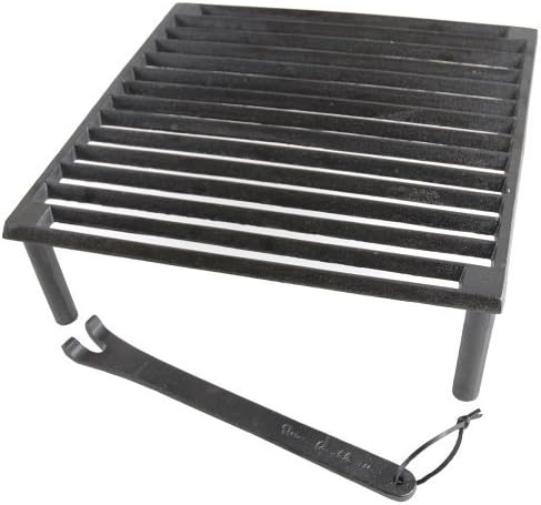 Steven Raichlen Best of Barbecue Cast Iron Tuscan BBQ Grill – 14 by 14 inches – SR8024 2-Pack