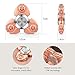 Dacra For UFO Tri-Spinner Rose Gold Fidget Focus ADHD EDC Time Killer Toy With Beautiful Look and Great for Anxiety Relief & Deep Thought, Stable Bearing and Smaller Friction