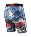 Saxx Underwear Fuse Long Leg Rugged Americana LG