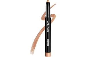 Sigma Beauty Eyeshadow Primer Base – Professional Grade Eye Primer Crayon w/Sleek Retractable Tip for Long-Lasting Makeup & All-Day Color Payoff, Prevents Creasing (Ignite, Light Caramel Matte)