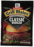 McCormick Grill Mates Classic Burger Seasoning Mix Steakhouse Burgers, 0.87 oz (Case of 12)