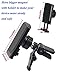 Car Mount,Phone Holder for Car,Qcute Universal Aluminium Magnetic Air Vent Car Phone Mount Cell Phone Holder Cradle with Strong Magnetic and Kickstand for iPhone X 8/8 Plus,Galaxy S6/S7/S8 and More
