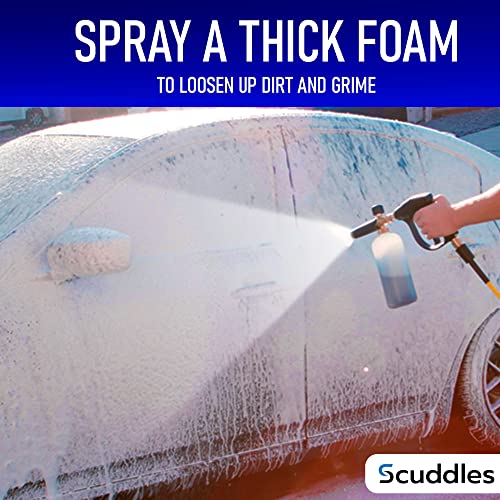 Scuddles Foam Cannon for Pressure Washer Car Wash Foam Gun Upgraded