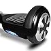 mAuto Hover Scooter Board,Two Wheel Self Balancing Intelligent Personal Battery Powered w/ LED Lights (Black)