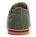DADAWEN Men's Casual Canvas Oxfords Walking Shoes Sneakers Lace Up Dress Shoes Green US Size 12