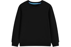 Juephe Kids Cotton Fashion Sweatshirts for Boys Girls Toddlers Long Sleeve medium-weight Pullover Tops Clothes for Age 2-14