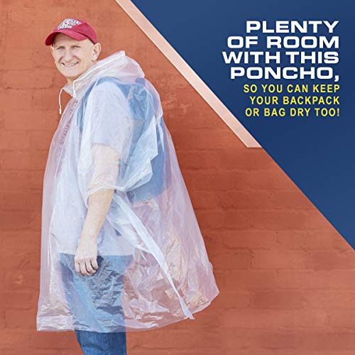 1 Rain+Poncho+Drawstring+Hood+Lightweight
