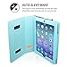 Snugg iPad 2 Case - Smart Cover with Kick Stand & (Baby Blue Leather) for Apple iPad 2