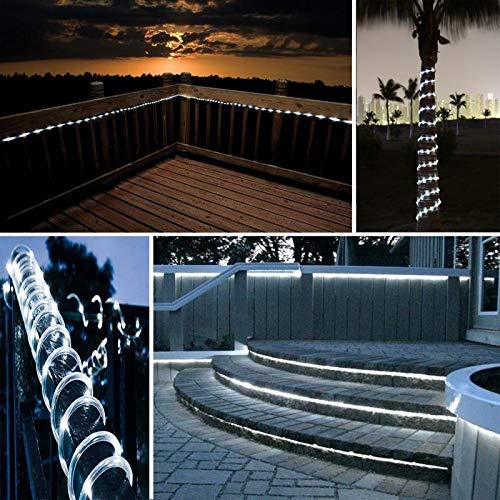 image for SURNIE 50ft LED Round Rope Lights with Waterproof 540 LEDs Strip Light