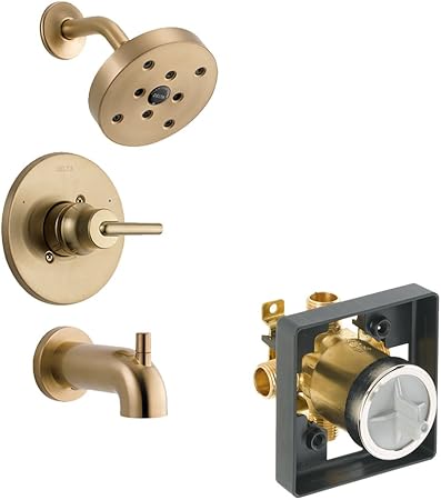 Delta Delta Ktsdtr T14459 Cz Trinsic Tub Shower Kit Pressure