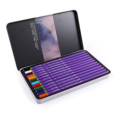 12 colors pastel chalk pencils,white pencils,soft sketc…