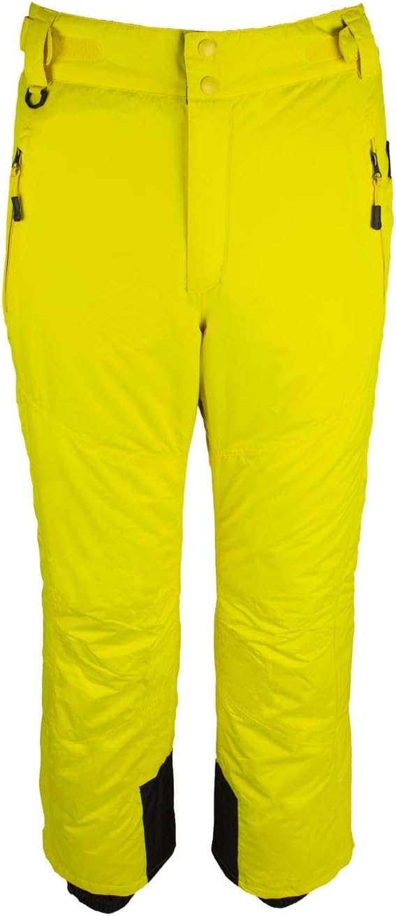 Men's Snow Trousers - Yellow - 42