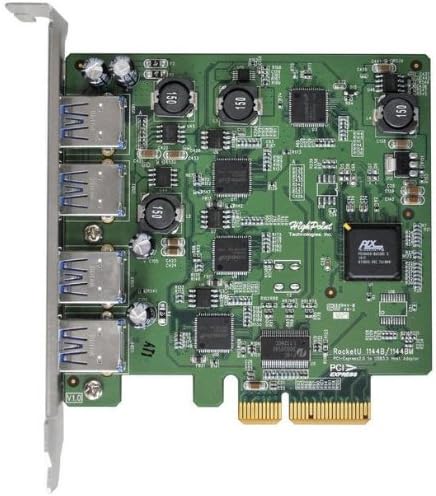Highpoint Rocketu 1144c レイドカード 100 品質保証 Pci Express 2 0 X 4x Usb3 0 Ports External 4 Typea