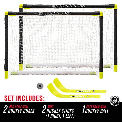 Franklin Sports Knee Hockey Goal Set Mini Hockey Goals 2 Goals